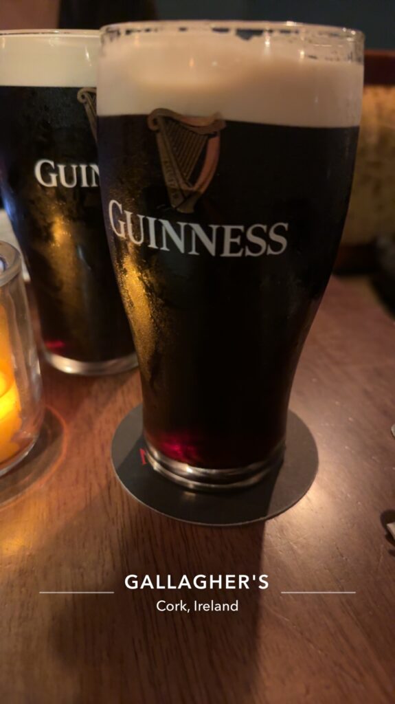 Fish and Chips in Ireland with Guinness