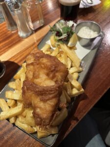 Fitzpatrick's Pub Doolin Ireland Fish and Chips