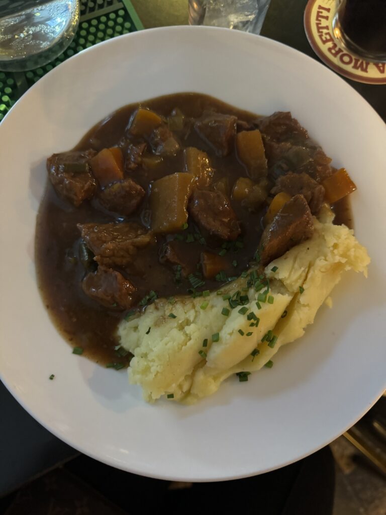 Gus O'Connor's Pub Guinness and Beef Stew