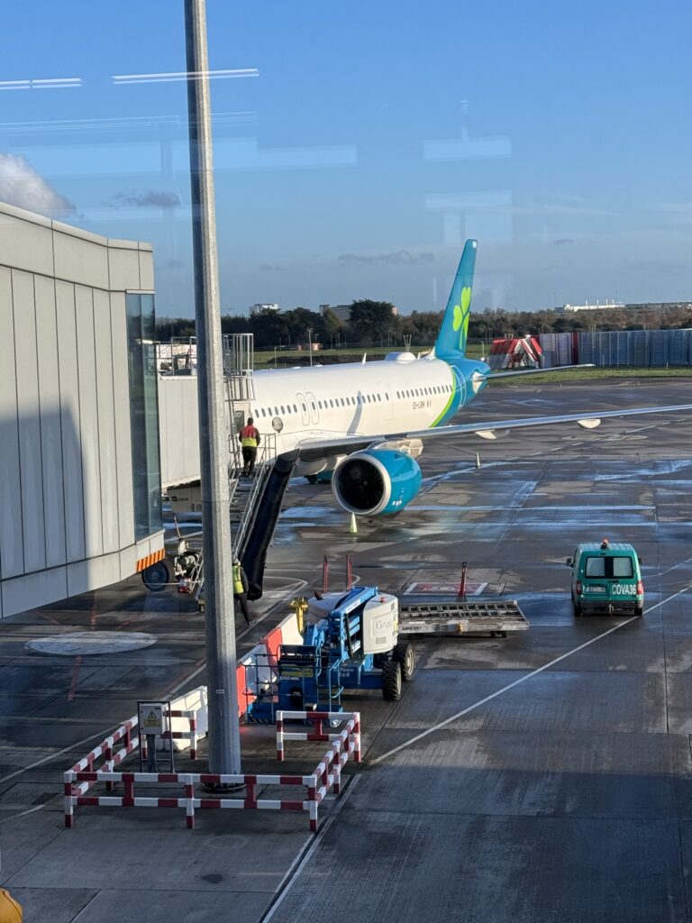 Leaving Dublin Ireland