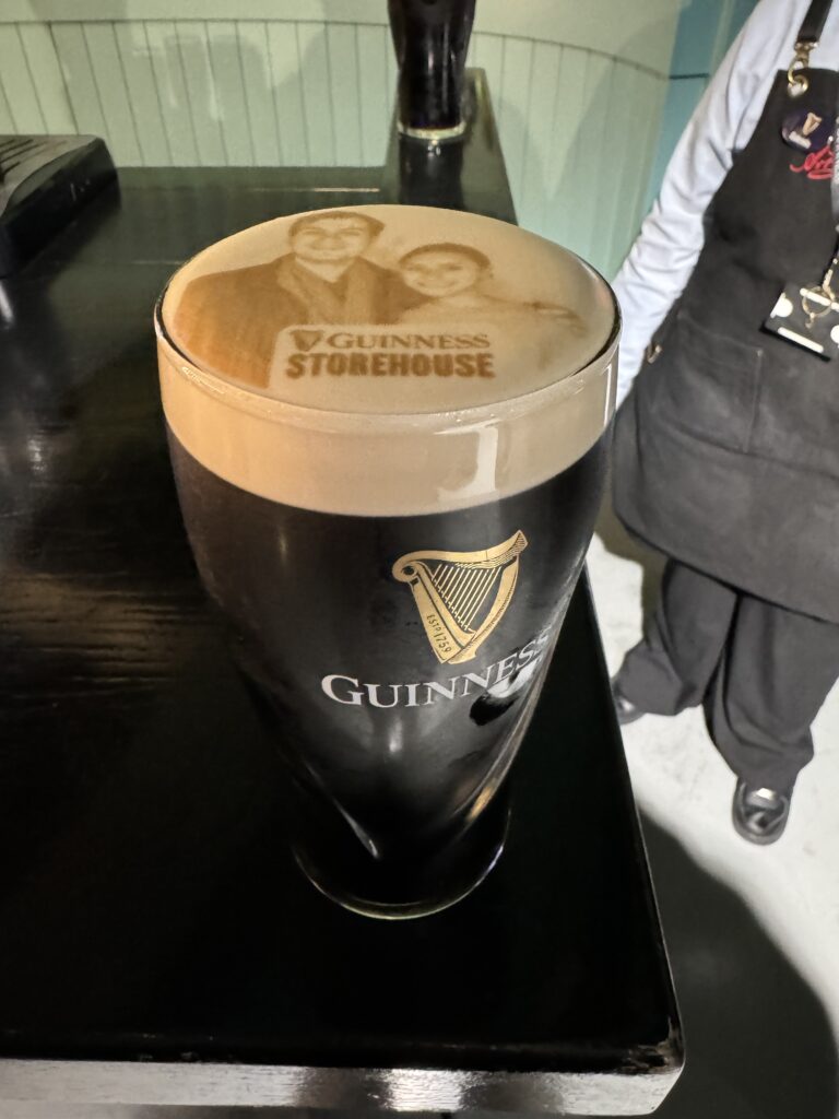 Stoutie at Guinness Storehouse In Dublin Ireland